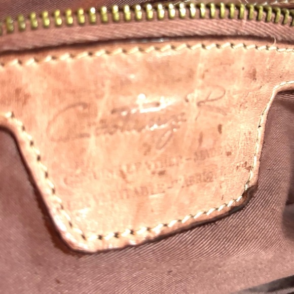 Costanza rota blush distressed leather Stylish Pink Leather Crossbody Bag